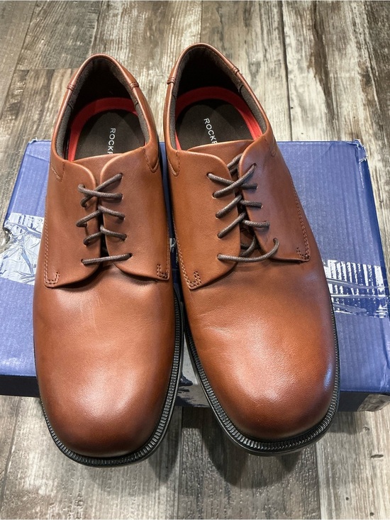 Rockport Classic Men\'s Brown Derby Shoes Size XW main image 13